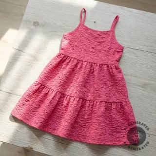 Țesătură din bumbac SMOGGED EMBROIDERY pink