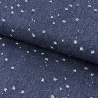 JEANS DENIM 6 OZ Uneven Small Holes dark blue