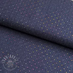 JEANS DENIM 3,8 OZ Drops Metallic dark blue