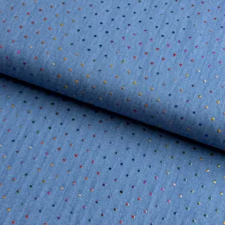 JEANS DENIM 3,8 OZ Drops Metallic blue