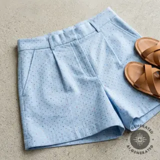 JEANS DENIM 3,8 OZ Drops Metallic light blue