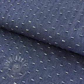 JEANS DENIM 6 OZ Small Holes blue