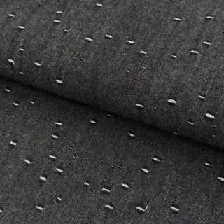 JEANS DENIM 6 OZ Uneven Small Holes black