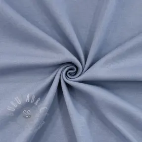 Tricot INTERLOCK light blue ORGANIC