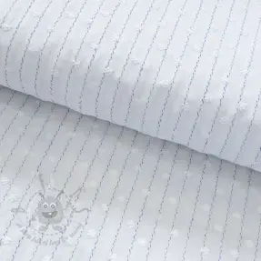 Țesătură din bumbac EMBROIDERY Flowstripe