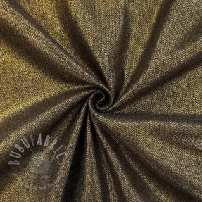 JEANS DENIM Metallic black gold