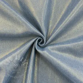JEANS DENIM Metallic blue gold