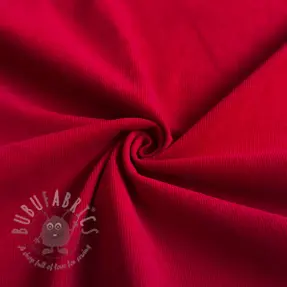 Catifea raiată 21 W WASHED STRETCH dark red