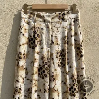 Viscoză TWILL Structured Panther design B