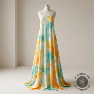 Viscoză SATIN Blurricio design A