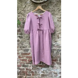 Mușelină dark lilac ORGANIC