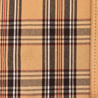 Țesătură decorativă Ecossais beige coffee