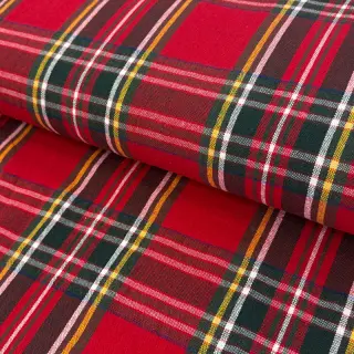 Țesătură decorativă Ecossais rouge vert