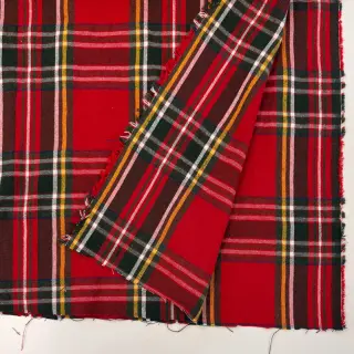 Țesătură decorativă Ecossais rouge vert