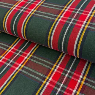 Țesătură decorativă Ecossais vert rouge