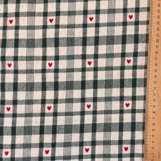 Țesătură decorativă jacquard Ollon vert rouge