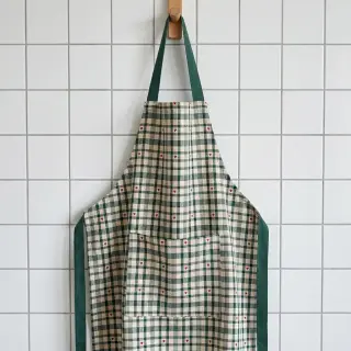Țesătură decorativă jacquard Ollon vert rouge