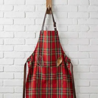 Țesătură decorativă Ecossais rouge vert