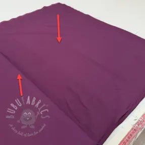 Material bumbac și vâscoză aubergine 2nd class