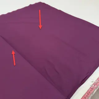 Material bumbac și vâscoză aubergine 2nd class