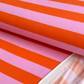 Jerse trening pieptănat SOFT Stripes orange