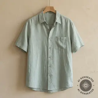 In cu bumbac PLAIN mint
