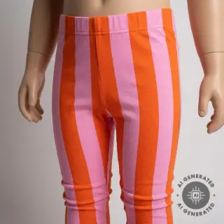 Jerse trening pieptănat SOFT Stripes orange