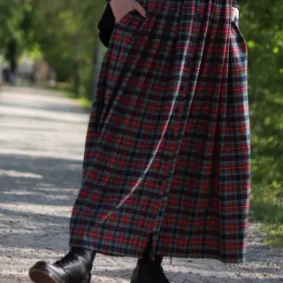 Țesătură din bumbac LIGHT FLANNEL Check design C