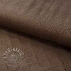 Imitație piele întoarsă SCUBA Diamond chocolate brown
