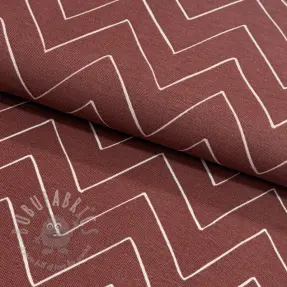 Țesătură decorativă premium Freehand zigzag lines