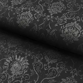 Imitație piele întoarsă SCUBA Embossed black