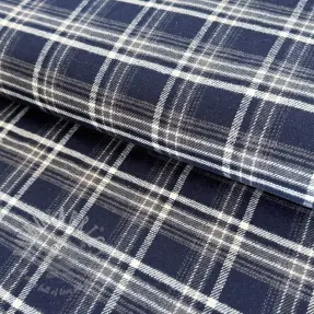 Țesătură din bumbac FLANEL YARN DYED BRUSHED CHECK design D