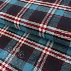 Țesătură din bumbac FLANEL YARN DYED BRUSHED CHECK design H