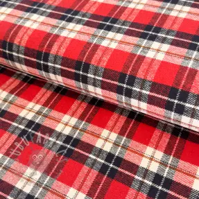 Țesătură din bumbac FLANEL YARN DYED BRUSHED CHECK design I