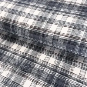 Țesătură din bumbac FLANEL YARN DYED BRUSHED CHECK design J