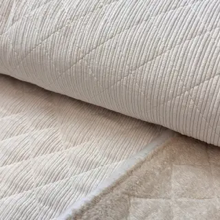 Catifea raiată QUILT sand