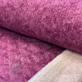 Catifea raiată QUILT wine