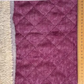 Catifea raiată QUILT wine