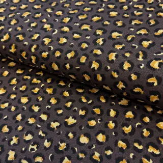 Țesătură decorativă premium Leopard animal small dark brown