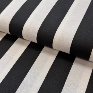 Țesătură decorativă premium Joyful basic stripe black