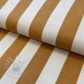 Țesătură decorativă premium Joyful basic stripe yellow