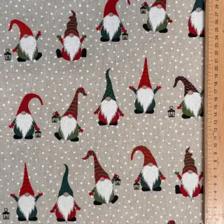 Țesătură decorativă Linenlook Jolly tomte