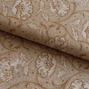 Țesătură decorativă Linenlook Bloomy art craft yellow