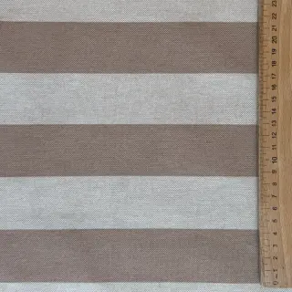 Țesătură decorativă Linenlook Joyful basic stripe taupe