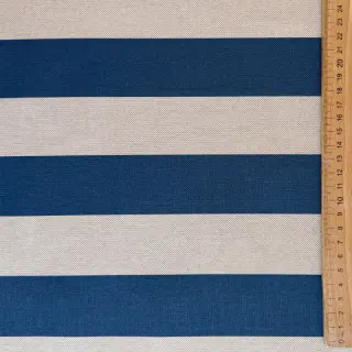 Țesătură decorativă Linenlook Joyful basic stripe denim