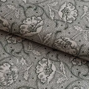 Țesătură decorativă Linenlook Bloomy art craft army