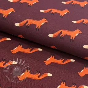 Țesătură decorativă premium Fox parade mauve