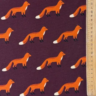 Țesătură decorativă premium Fox parade mauve