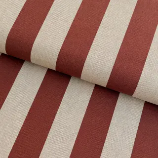 Țesătură decorativă Linenlook Joyful basic stripe terra
