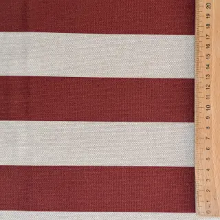 Țesătură decorativă Linenlook Joyful basic stripe terra